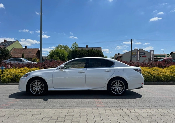 Lexus GS cena 123900 przebieg: 308800, rok produkcji 2016 z Gołańcz małe 154